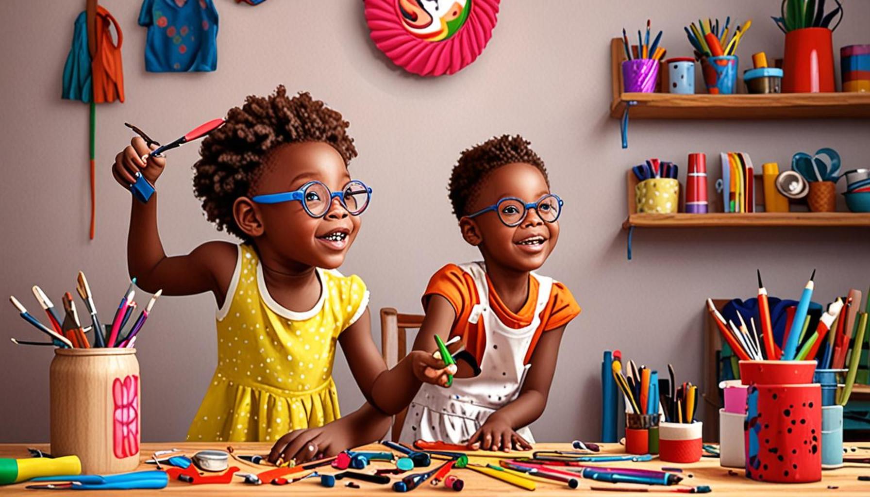 Interactive Crafts: DIY Projects for Children and Families in Nigeria